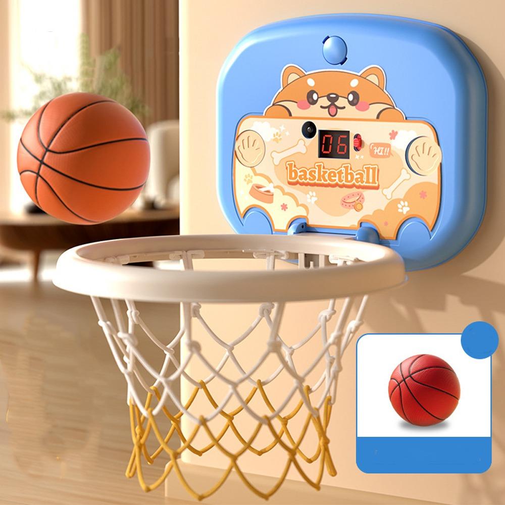 Scorable Scoreboard Toddler Basketball Hoop Cartoon Animal Mini Basketball Hoop  Outdoor Sports