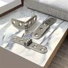 20/30 Sets of Nut Hinges - 90-degree Folding Wall-mounted Bracket with Screws, Suitable for Furniture, Cabinet Doors,workbenches