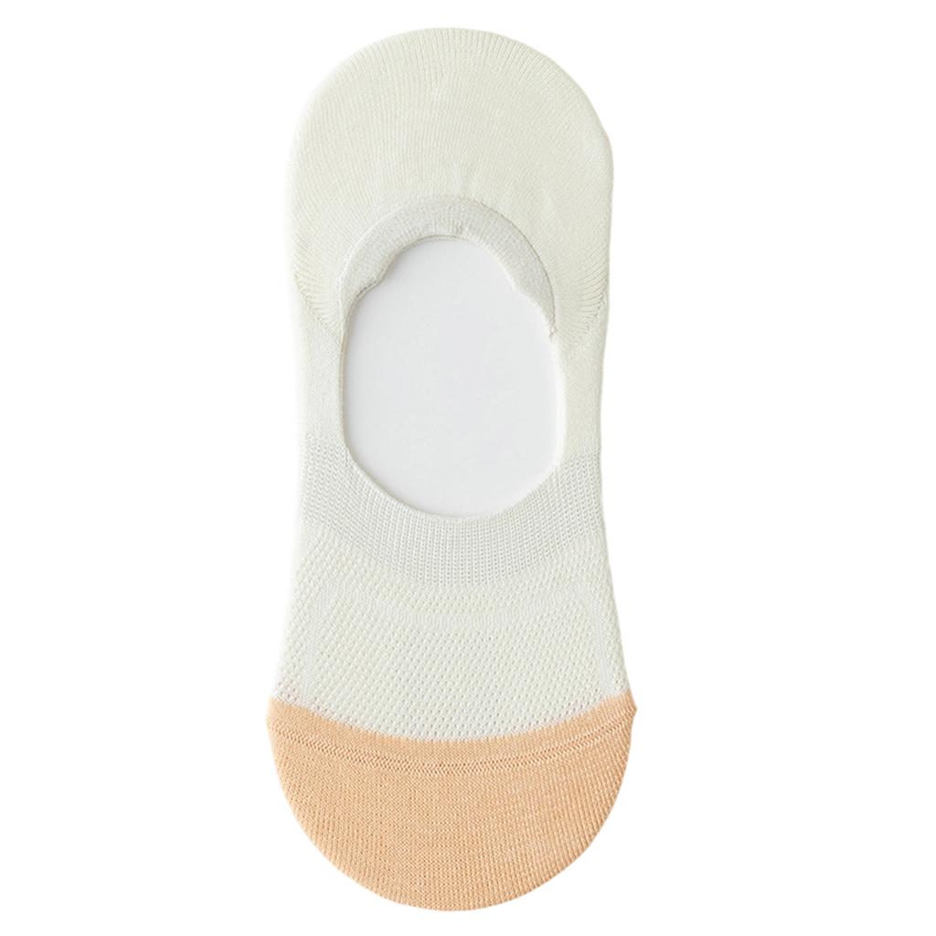 Damen No Show Unsichtbare Socken Dünn Atmungsaktiv Netz Niedrig Geschnitten Rutschfest Socken für Loafer Flats und Sneaker