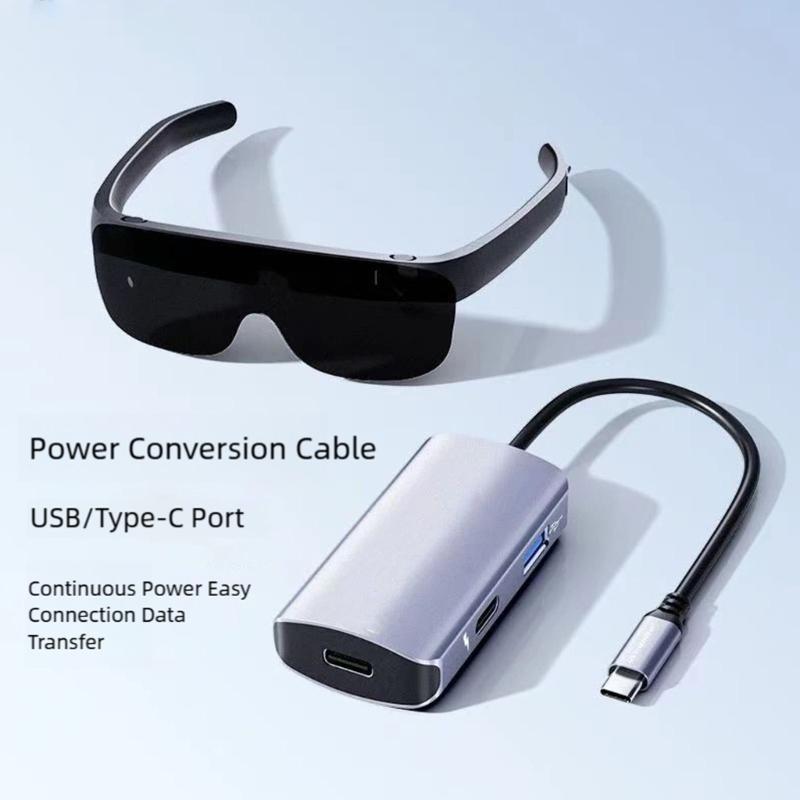 USB C Hub for 4K60Hz High Clearly video Output PD65W Fast Charging 480Mbps Data Transfer USB Splitter Compatibility for