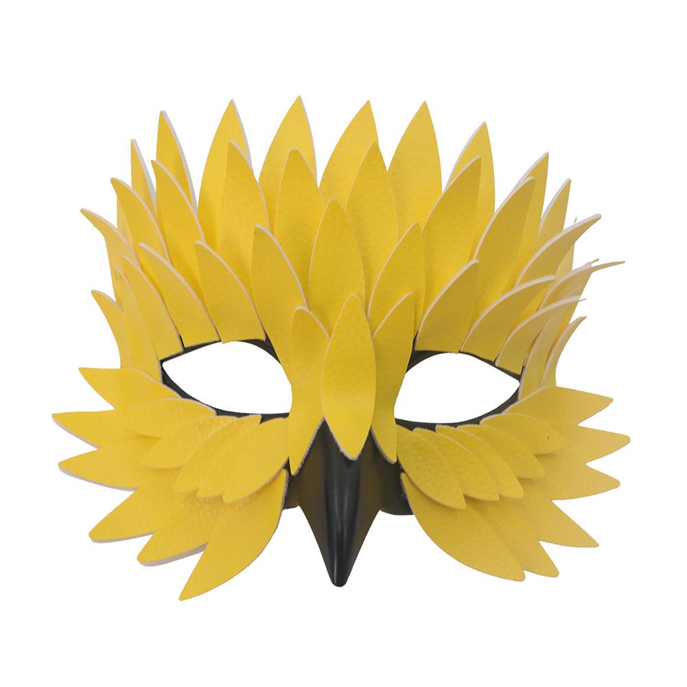Costume Party Fun Bird Beak Mask Festival Mask Half Face Feather Mask Bird Beak Mask Lightweight Felt Material