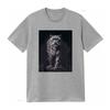 Wild Snow Leopard Walking T Shirt For Boys And Girls Stylish Cute Design Vintage Unisex Streetwear Top For Everyday Wear