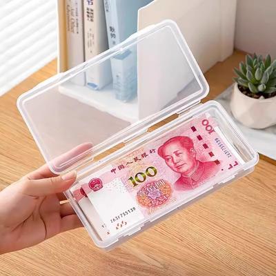 2 Pezzi Scatole Deposito Monete Banconote Carte