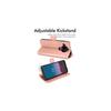 (Roségold) Portemonnaie-Hülle passend für Nokia 5.4 - Leder-Portemonnaie-Flip-Schutzhülle mit Kartenfächern, Ständer und Armband - PU-Leder-Flip-Abdeckung