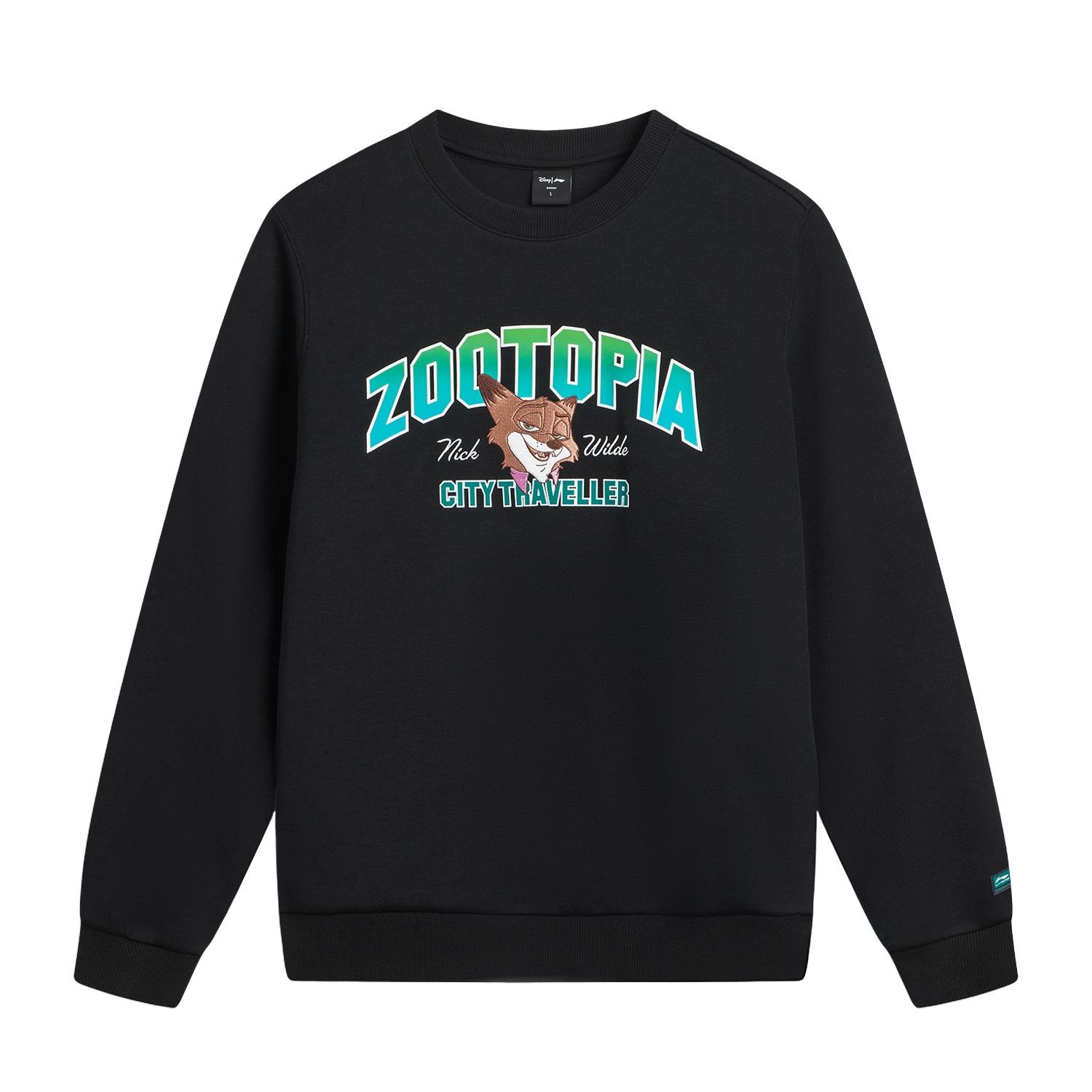 

Li-Ning Disney Round Neck Embroidered Letter Sweatshirt Men tops AWDVB25-5 M