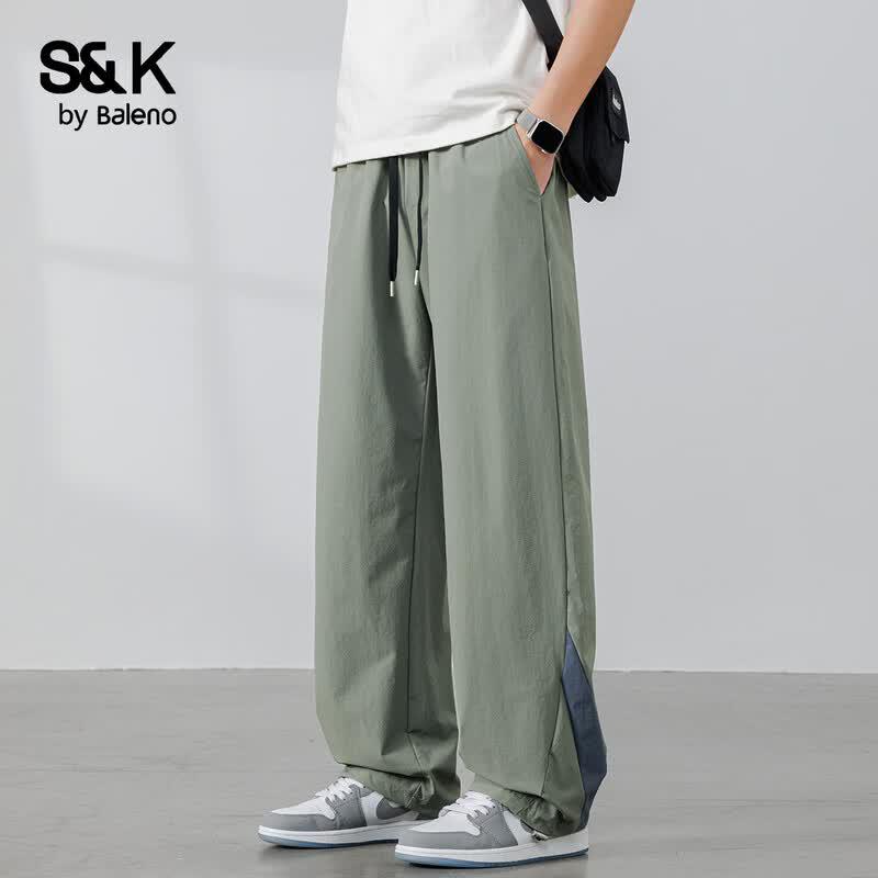 Baleno S&K Men's Ice Silk Casual Pants