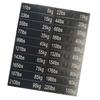 Gym Weight Plate Stickers Essential Labels for Easy Weight Identification