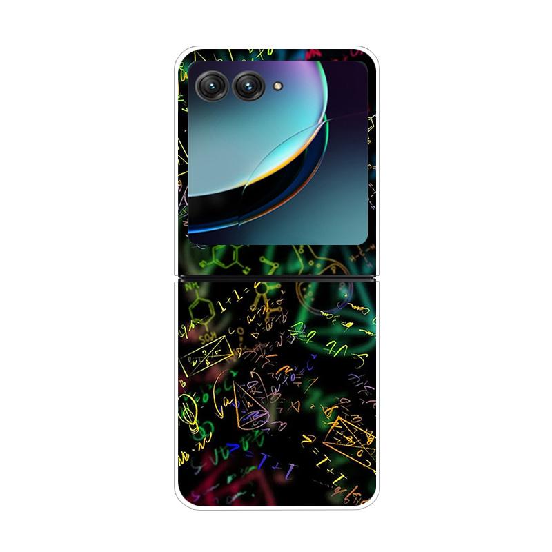 For Moto Razr40 Ultra 5G Case Plastic Wolf Lion Marble PC Hard Back Covers for Motorola Razr 40 Ultra Razr+ Razr4 2023 Capa