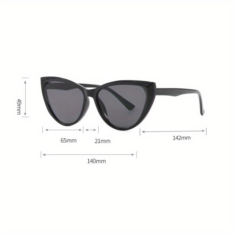 Non-polarized Fashion Sexy Cat Eye Large Frame Sunglasses Women Men Retro Driving Eyeglasses Men Triangle Eyeglasses Female Unisex