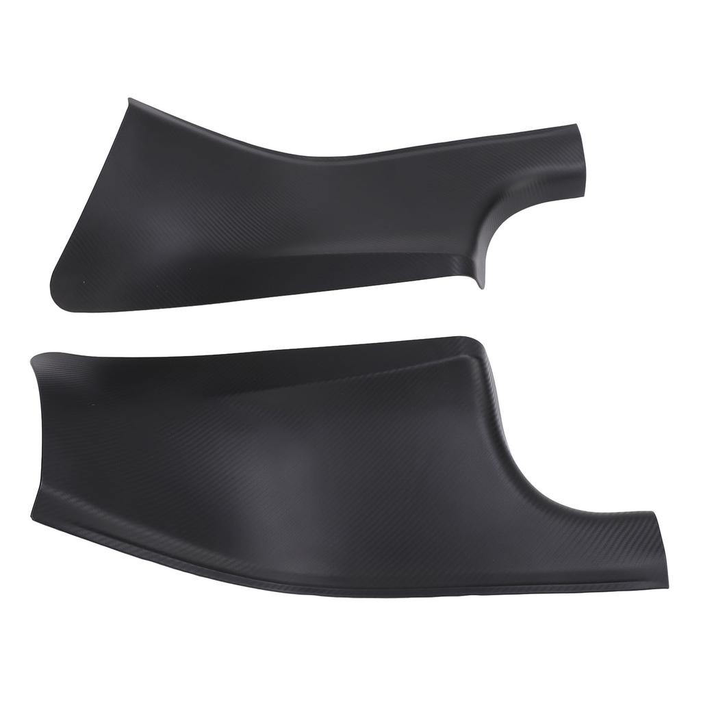 2Pcs Car Door Sill Guard Carbon Grain Door Sill Scuff Plate Protector Sticker Replacement for Tesla