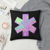 Emt Star Of Life Emergency Medical  Square Pillowcase Pillow Cover Cushion Throw Pillow for Home Sofa Living Room