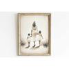 Mom & Child Wall Art Print Mother Daughter Son Portrait Printable Family Artwork Canvas Painting Living Room Bedroom Home Decor