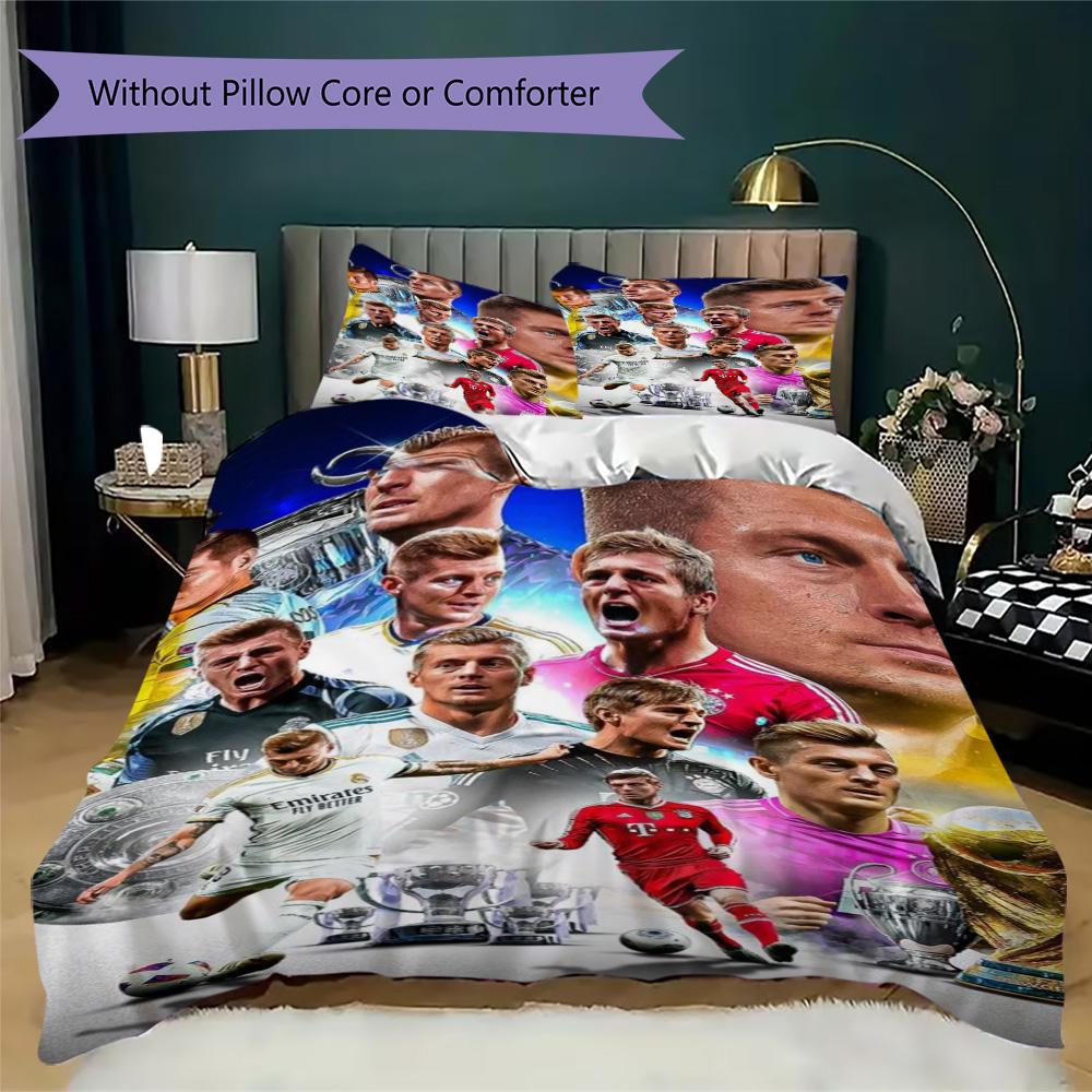 Former Real Madrid CF German professional footballer Toni Kroos Home Decoration Soft Bedding Down Pillowcase Duvet Cover (without core) L3