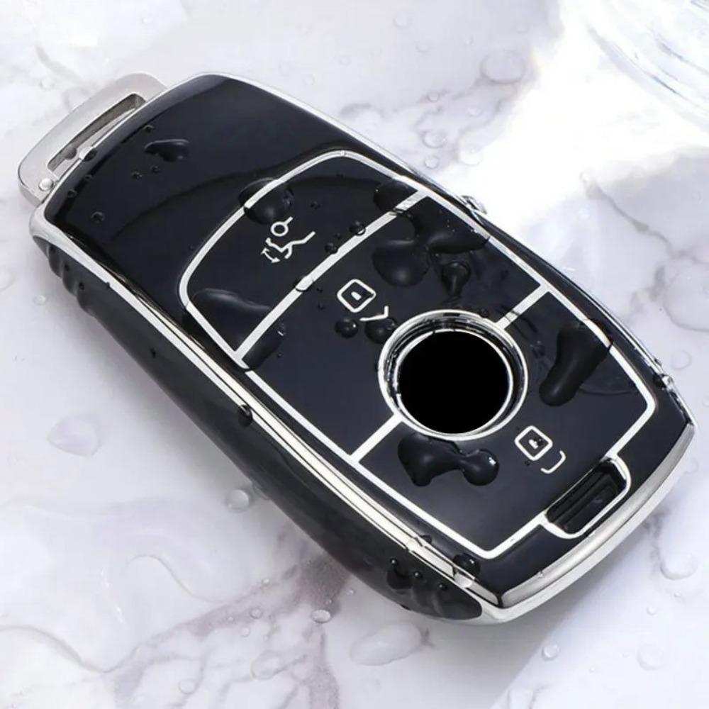 TPU Car Key Case Cover Shell Fob for Mercedes Benz A C E S Class W204 W205 W212 W213 W176 GLC CLA AMG W177 Auto Accessories
