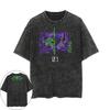 Neon Genesis Evangelion Japan Anime EVA Shinji Ikari  Women's T-Shirt Cotton Washed Old Retro Y2K Harajuku Short Sleeve