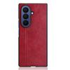 For Samsung Galaxy Z Fold7 5G Case Stitching Line PU Leather Coated PC Phone Cover