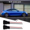 For HB3 9006 HB4 H10 Harness Male Socket Adapter Car Headlight Wiring Harness Connector Fog Light Bulb Base Socket Cable Plug