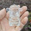 Crystal Glass God of Wealth Ornament: Home & Wedding Decoration Gift