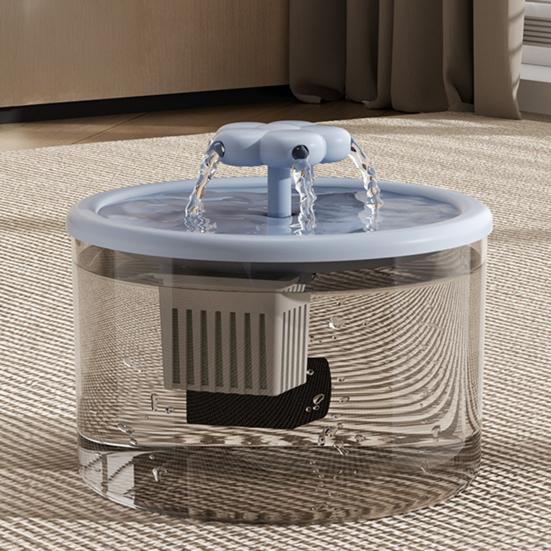 1,5L Katzenbrunnen Automatischer Haustier-Trinkbrunnen Leiser Haustier-Wasserspender