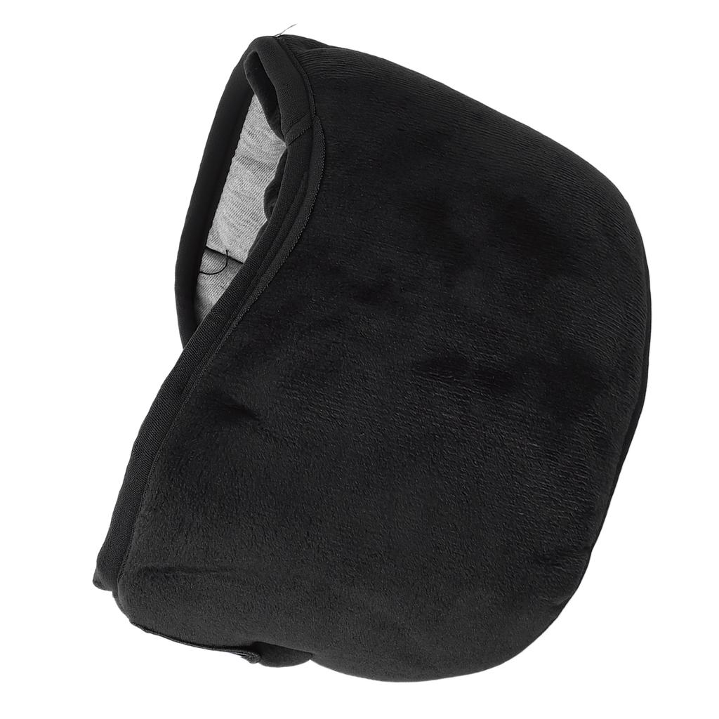 Schlafmaske Bluetooth Musik 360 Verdunkelung Baumwolle Schlafmaske für Reise Nickerchen Entspannung Schwarz