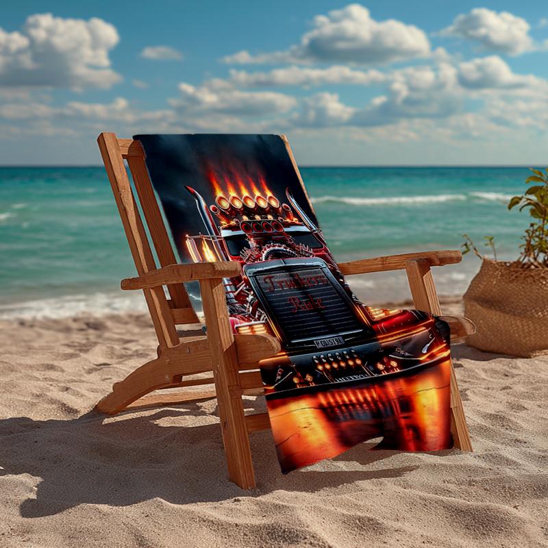 LKW Mode Strandtuch: Ideal für Sommerabenteuer Weich, saugfähig und schnell trocknend geeignet zum Schwimmen und Baden