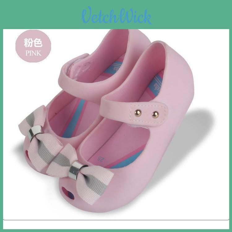 Entzückende Mini Melissa Kinder-Geleeschuhe mit Schmetterlingsschleifen-Design für junge Modefans