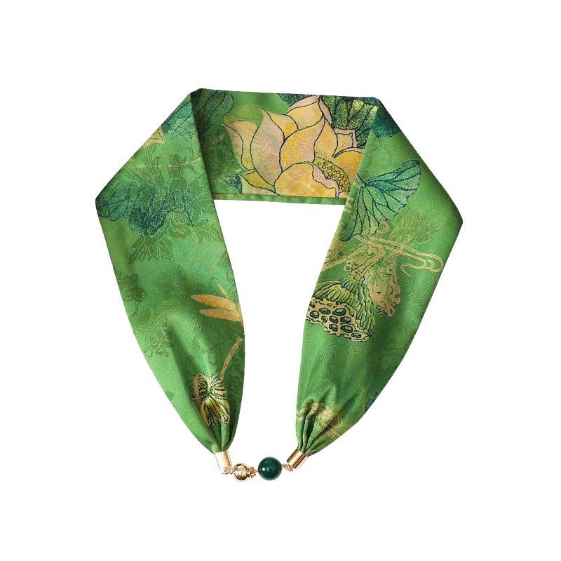 

1шт шарф женский летний шарф лотоса ретро мода универсальный