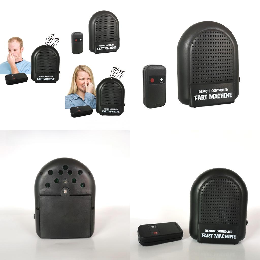 Black Plastic Remote Controlled Fart Machine For Hilarious Gag Gifts And Pranks