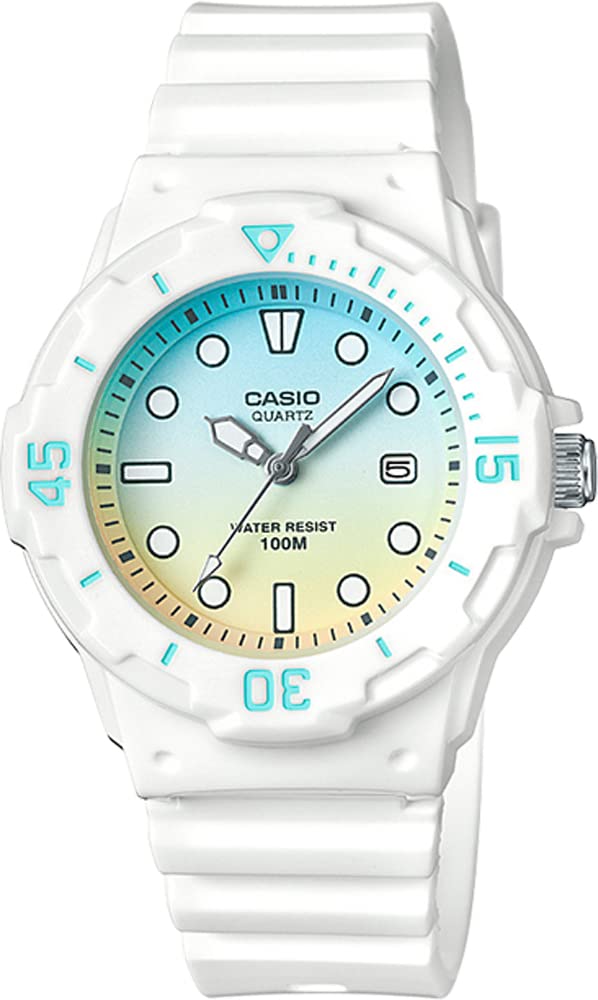 

[Casio] CASIO Analog Watch LRW-200H-2E2V Women s Kids Cheap Casio Gloss White x Pastel Blue Gradation Overseas Model [Parallel Import]