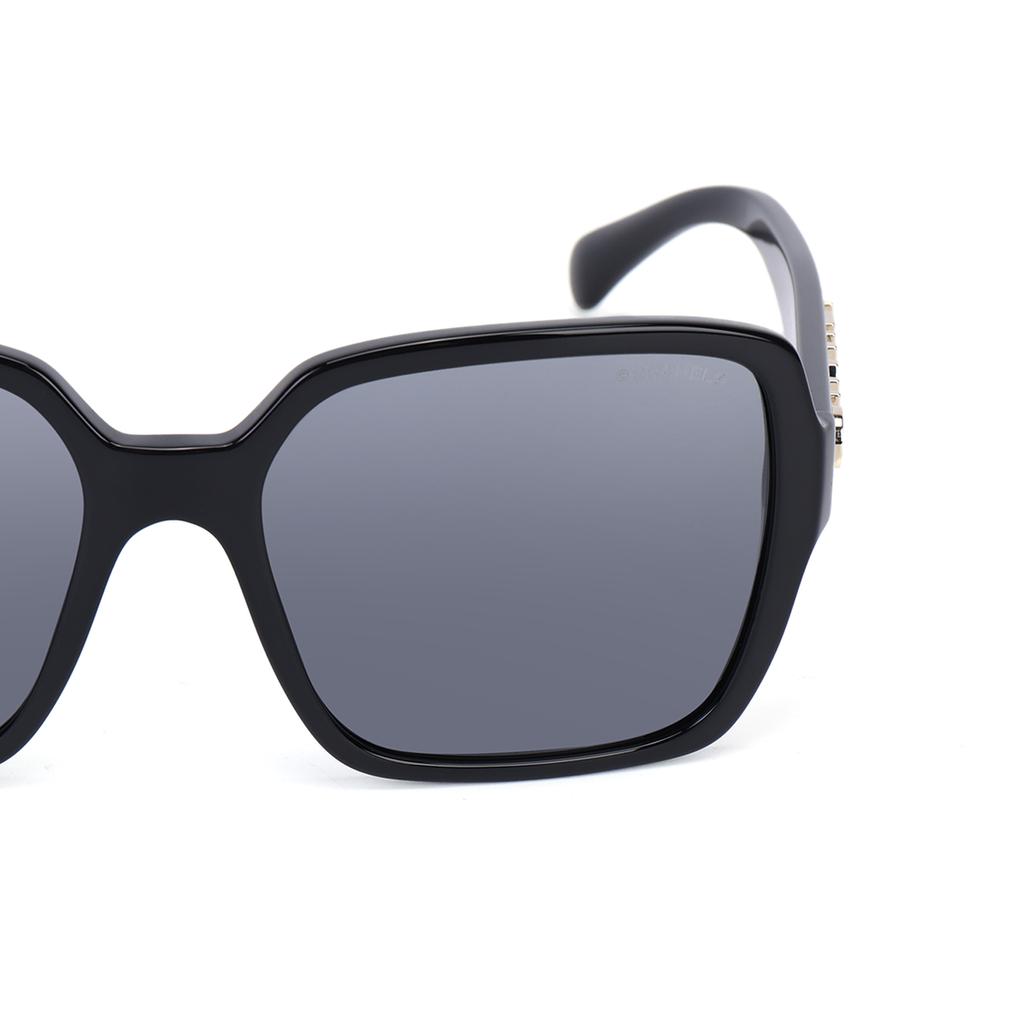 Chanel Logo Square Sunglasses Unisex Sunglasses Black C622/S4,A71305-X08101-S2214