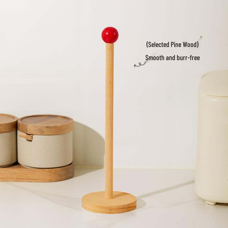 Hölzerner Küchenpapierhalter: Kreatives Aufbewahrungsregal für Taschentücher für den Haushaltsgebrauch