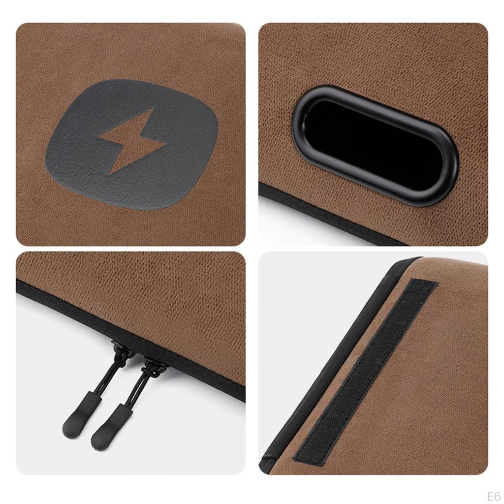 Carrying Bag for Electric Vehicle Charging Cables Made of PVC, Universally Fitting with Zipper,