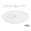 Round Overhead Cover Plate White Junction Box Smooth Home Repair