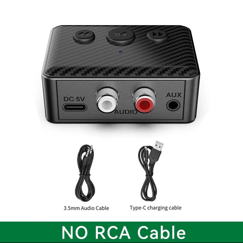 Bluetooth 5.4 Audio Receiver U Disk RCA 3.5mm AUX USB Stereo Music Wireless Adapter With Mic For PC TV Car Kit Speaker Amplifier