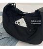 Waterproof Oxford Cloth Large Capacity Dumpling Messenger Bag - Versatile Casual Sports Style Shoulder Bag for Women