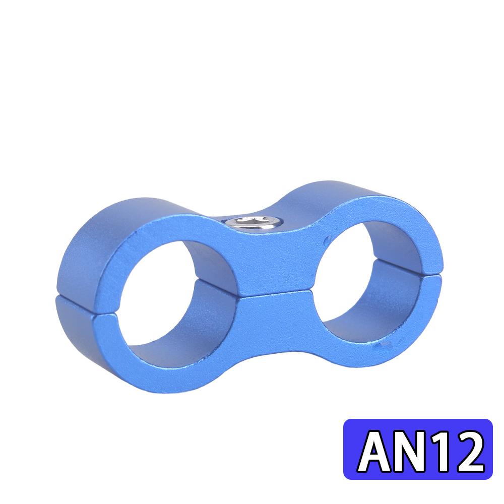 1PC Universal AN4 AN6 AN8 AN10 AN12 Aluminum Oil Fuel Water Hose Tube Separator Divider Clamp Aluminum Line Separator