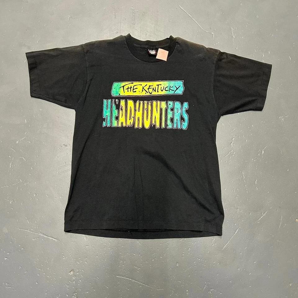 Винтажная футболка 90-х с одинарным швом, тур музыкальной рок-группы Kentucky headhunters 3XL