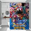 D-Dragon Quest 1 Piece Of 150X180Cm Printed Shower Curtain Partition Bathroom Waterproof And Mold Resistant