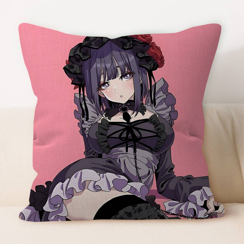 М-Марин Китагава Офисная подушка Наволочка Подушка для автомобиля Чехол для подушки45X45СМ Поясничная наволочка Наволочка для диванной подушки 12x12Inch