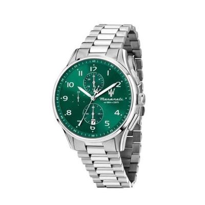 Reloj de Hombre Sorpasso Cronógrafo Acero Inoxidable Esfera Verde Cuarzo R8873624006 100M
