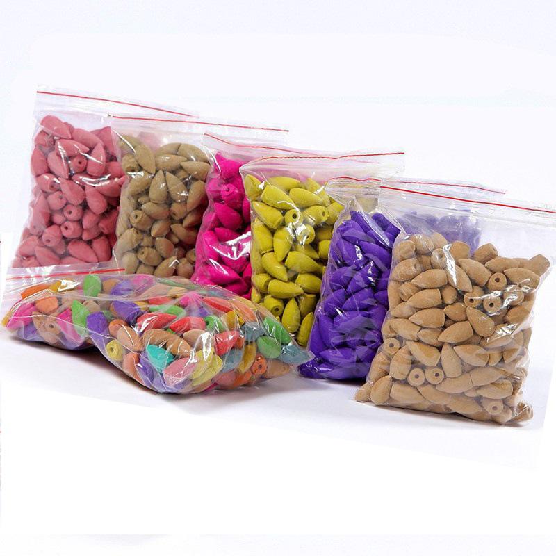 Sandalwood, Agarwood, Mugwort, Amber, Osmanthus, Jasmine Scent Backflow Incense Granules for Indoor Use