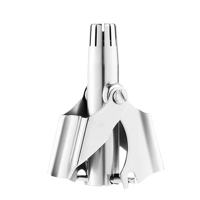 Premium Nose Hair Trimmer: Manual Trimmer for Men & Women, Shaving & Cleaning Tool for Nose and Nostrils