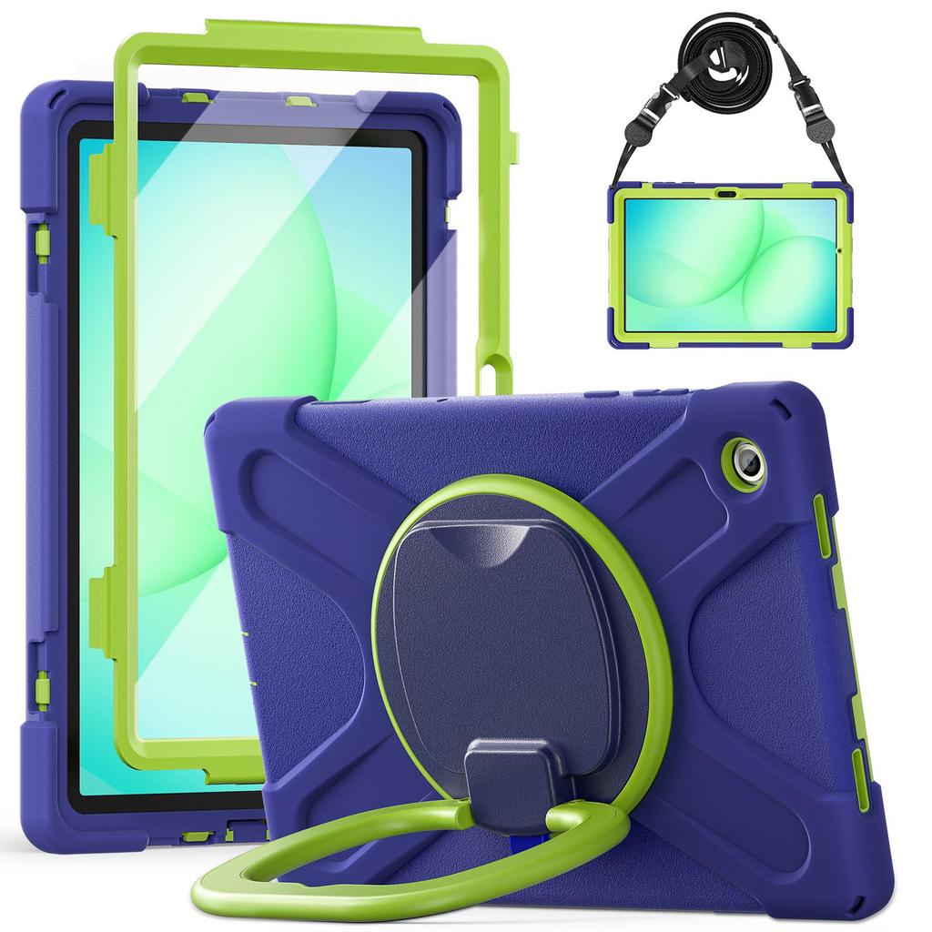 Samsung A11 Plus/X230 Tablet Protective Case with Silicone PC Stand, 8.7" Shell