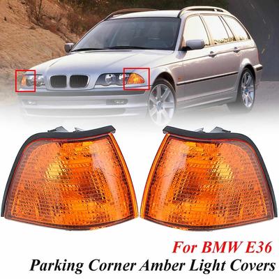 Car Left &Right Corner Turn Signal Light Corner Lights  For 3 Series E36 4DR 1992-1998 63138353279/63138353280