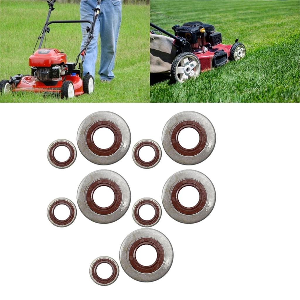 10Pcs Small Crankshaft Oil Seal Sealing Cylinder Crankcase Gasket Kit For MS381 MS382 MS380 Chainsaw Garden Tools