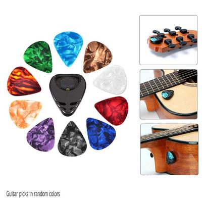 10PCS Stick-on Holder Guitar Picks & Guitar Pick Holder Finger Guitar Pick  Acoustic Guitar