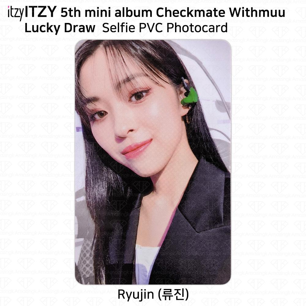 

ITZY 5-й мини-альбом Checkmate Официальная фотокарточка Withmuu Lucky Draw Polaroid Ryujin - B