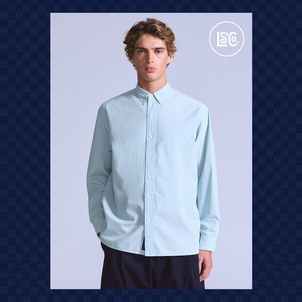 Levis Relaxed Comfortable Versatile Simple Fashion Casual Pure Cotton Shirt Unisex shirts 001LI-0003