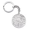 Flower of Life Symbol Sacred Geometry Keychain for Men Best Seller Boho Gift for Her Minimalist School Accessory