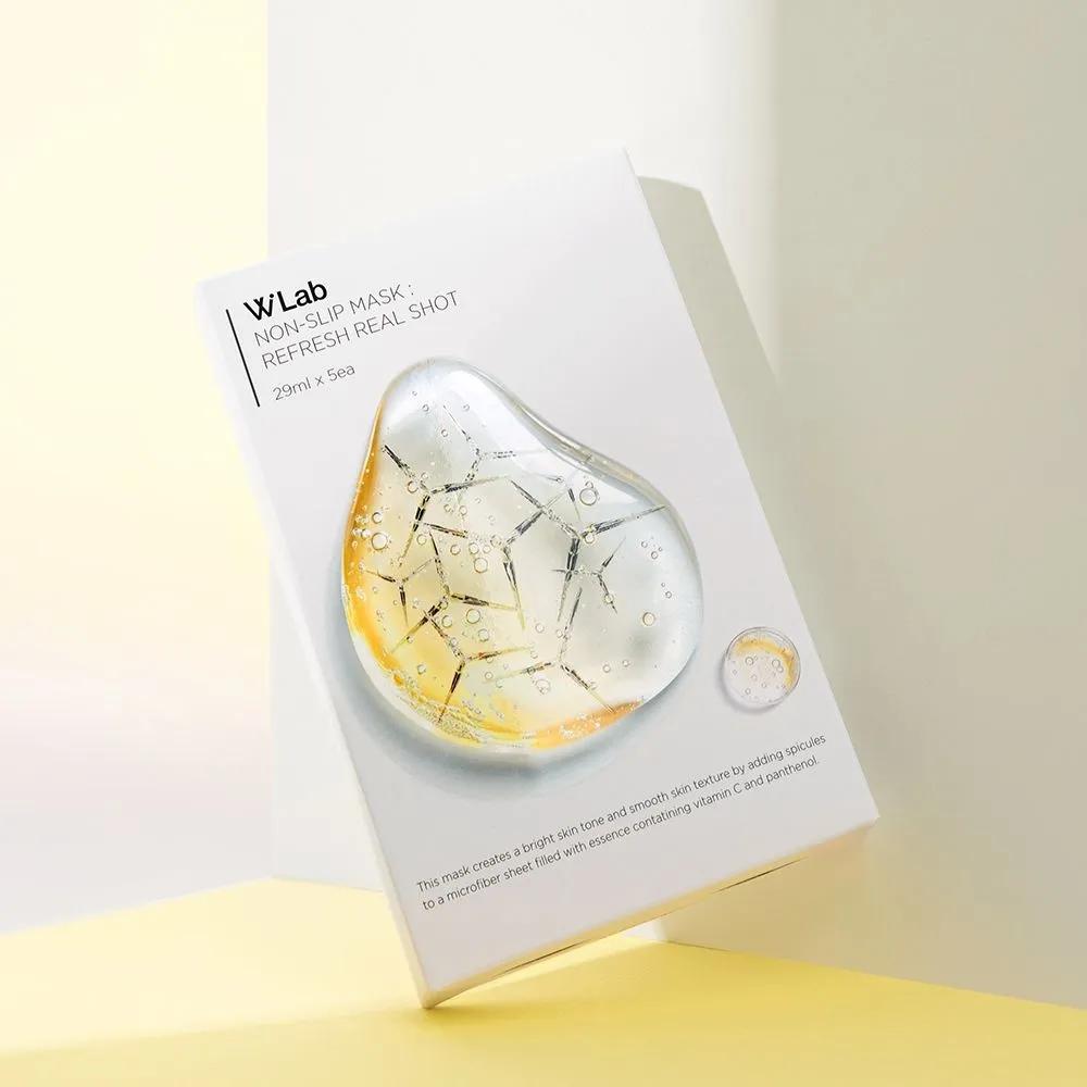 WLab Non-Slip Mask Refresh Real Shot 5-Pack
